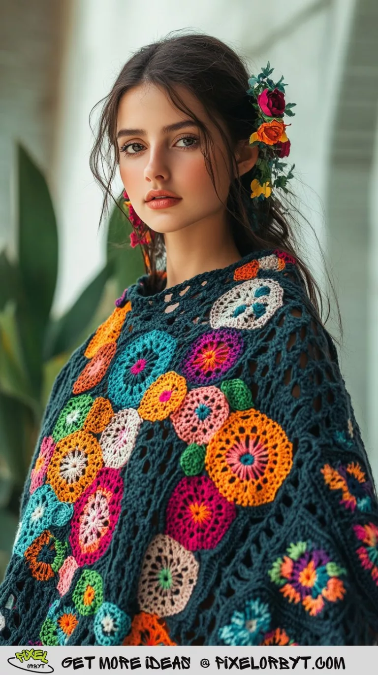46 Top Sensational Crochet Ponchos: A Timeless Pattern for Every Occasion
