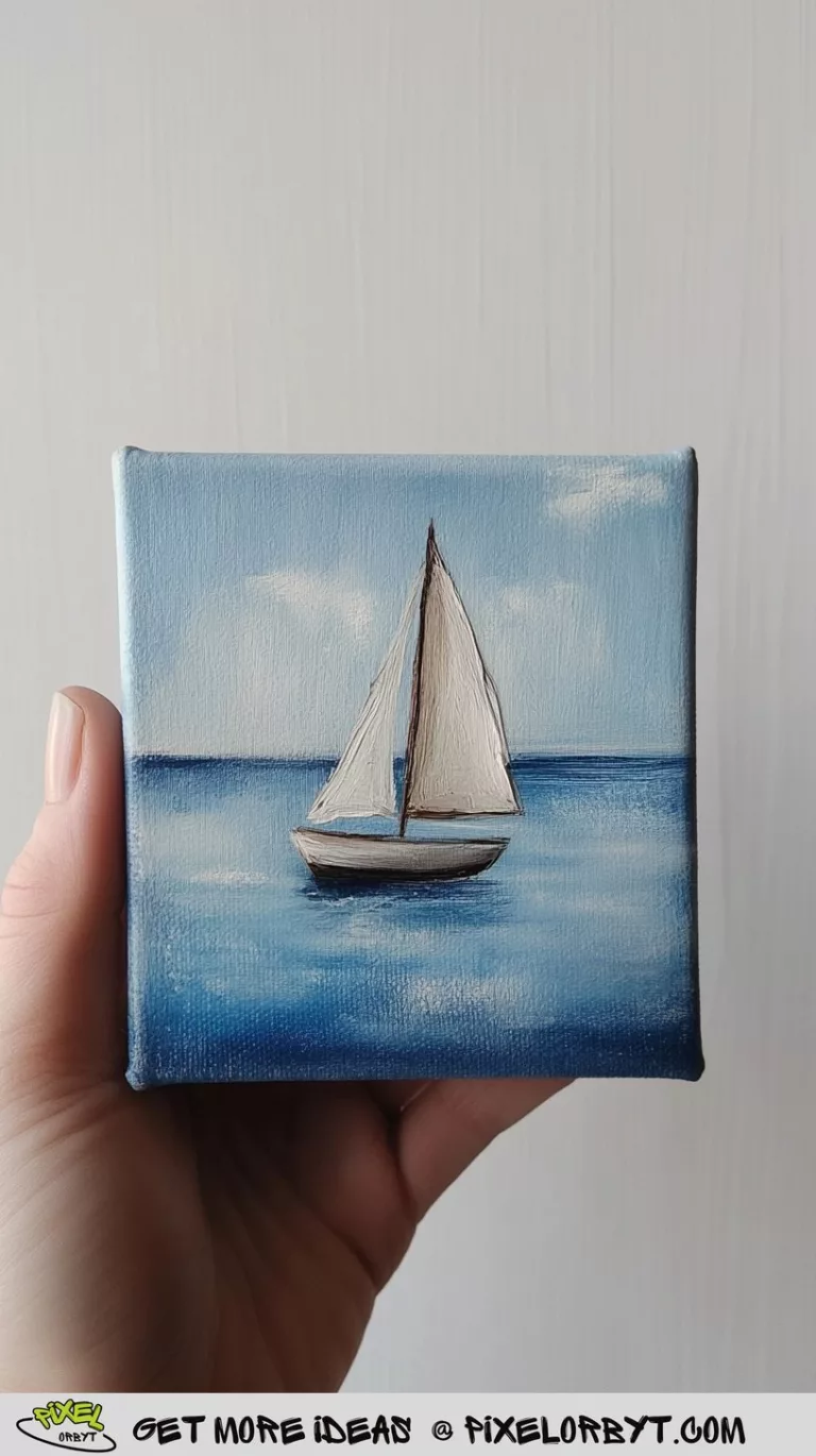 Beautiful Mini Canvas Painting Ideas